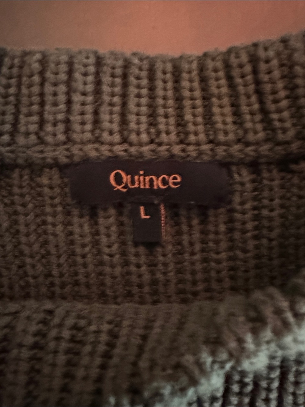Quince women’s Crewneck Sweater - Olive Green - Picture 2 of 2